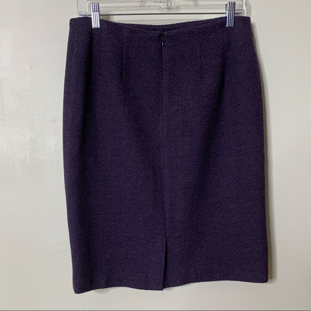 PENDLETON Herringbone Wool Jkt/Skirt Suit Sz 8 - Picture 12 of 16